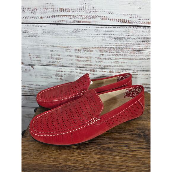 Stacy Adams Men's Cicero Perforated Moc Toe Slip-on Driving Style Loafer size 12 - Picture 3 of 7
